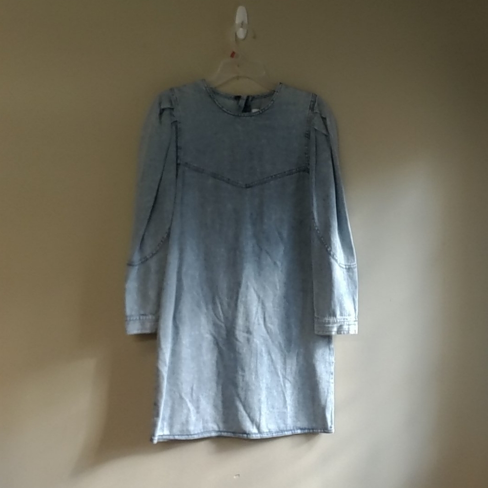 Zara Denim 80s Dress